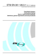 Standard ETSI EN 301126-3-1-V1.1.1 14.4.2000 preview