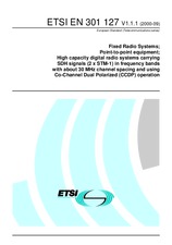 Standard ETSI EN 301127-V1.1.1 13.9.2000 preview