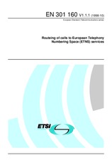 Standard ETSI EN 301160-V1.1.1 15.10.1998 preview