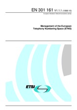 Standard ETSI EN 301161-V1.1.1 15.10.1998 preview