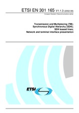 Standard ETSI EN 301165-V1.1.3 30.8.2002 preview