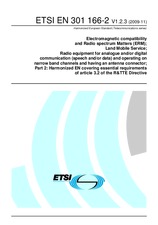 Standard ETSI EN 301166-2-V1.2.3 16.11.2009 preview