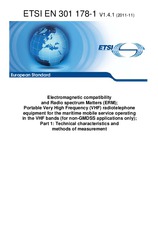 Standard ETSI EN 301178-1-V1.4.1 24.11.2011 preview