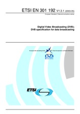 Standard ETSI EN 301192-V1.3.1 27.5.2003 preview