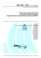 Standard ETSI EN 301193-V1.1.1 31.7.1998 preview