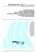 Standard ETSI EN 301213-1-V1.1.2 14.2.2002 preview