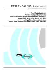 Standard ETSI EN 301213-3-V1.1.1 17.4.2000 preview