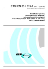 Standard ETSI EN 301215-1-V1.1.1 14.6.2000 preview