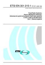 Standard ETSI EN 301215-1-V1.2.1 7.8.2001 preview