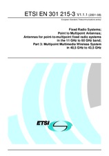 Standard ETSI EN 301215-3-V1.1.1 7.8.2001 preview