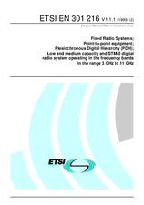 Standard ETSI EN 301216-V1.1.1 24.12.1999 preview