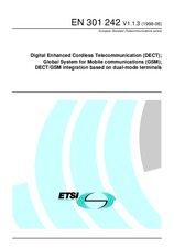 Standard ETSI EN 301242-V1.1.3 15.6.1998 preview
