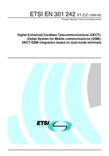 Standard ETSI EN 301242-V1.2.2 7.9.1999 preview