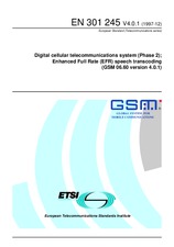 Standard ETSI EN 301245-V4.0.1 31.12.1997 preview