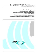 Standard ETSI EN 301253-V1.1.1 10.11.1999 preview