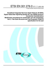 Standard ETSI EN 301276-3-V1.1.1 17.9.2001 preview