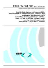 Standard ETSI EN 301360-V1.1.3 28.9.2001 preview