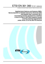 Standard ETSI EN 301360-V1.2.1 6.2.2006 preview