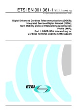 Standard ETSI EN 301361-1-V1.1.1 29.10.1999 preview
