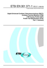 Standard ETSI EN 301371-1-V0.0.1 9.9.1999 preview
