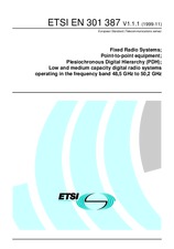 Standard ETSI EN 301387-V1.1.1 22.11.1999 preview