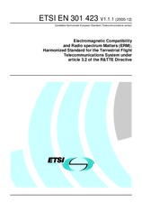 Standard ETSI EN 301423-V1.1.1 8.12.2000 preview