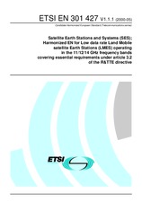 Standard ETSI EN 301427-V1.1.1 12.5.2000 preview