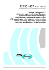 Standard ETSI EN 301437-V1.1.1 3.6.1999 preview