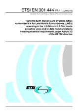Standard ETSI EN 301444-V1.1.1 12.5.2000 preview