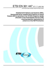 Standard ETSI EN 301447-V1.1.1 20.8.2007 preview