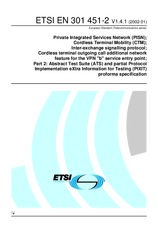 Standard ETSI EN 301451-2-V1.4.1 22.1.2002 preview