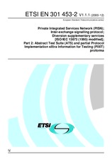 Standard ETSI EN 301453-2-V1.1.1 14.12.2000 preview