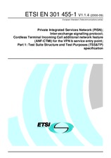 Standard ETSI EN 301455-1-V1.1.4 25.9.2000 preview