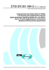 Standard ETSI EN 301484-2-V1.1.1 27.4.2000 preview