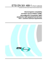 Standard ETSI EN 301489-1-V1.2.1 3.8.2000 preview