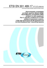 Standard ETSI EN 301489-17-V1.3.2 23.4.2008 preview