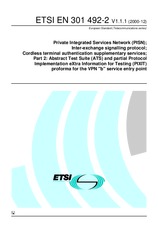 Standard ETSI EN 301492-2-V1.1.1 22.12.2000 preview