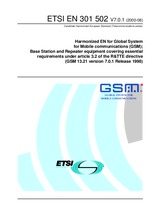 Standard ETSI EN 301502-V7.0.1 11.8.2000 preview