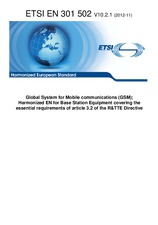 Standard ETSI EN 301502-V10.2.1 29.11.2012 preview