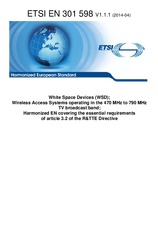Standard ETSI EN 301598-V1.1.1 23.4.2014 preview