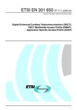 Standard ETSI EN 301650-V1.1.1 15.2.2000 preview