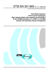 Standard ETSI EN 301669-V1.1.1 20.6.2000 preview