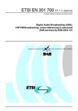 Standard ETSI EN 301700-V1.1.1 22.3.2000 preview