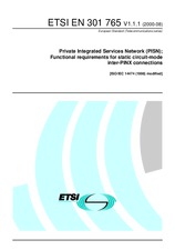 Standard ETSI EN 301765-V1.1.1 24.8.2000 preview