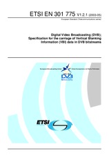 Standard ETSI EN 301775-V1.2.1 27.5.2003 preview