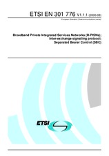 Standard ETSI EN 301776-V1.1.1 25.8.2000 preview