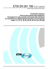 Standard ETSI EN 301785-V1.2.1 15.2.2002 preview