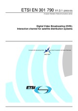 Standard ETSI EN 301790-V1.3.1 10.3.2003 preview