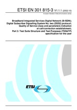 Standard ETSI EN 301815-3-V1.1.1 15.10.2002 preview