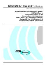 Standard ETSI EN 301823-2-2-V1.1.1 30.1.2001 preview